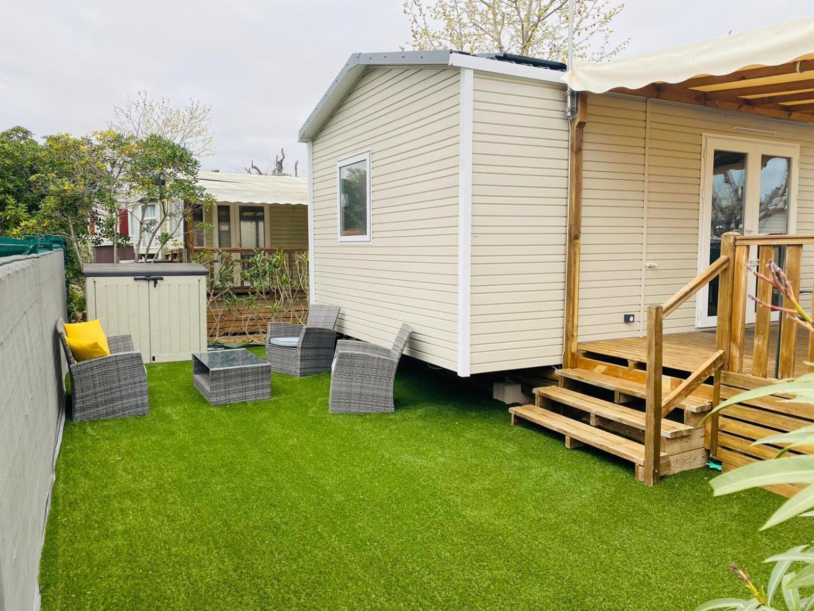 Mobil Home Familial Neuf De 2024 Pour 8 Personnes Valras-Plage Exteriér fotografie